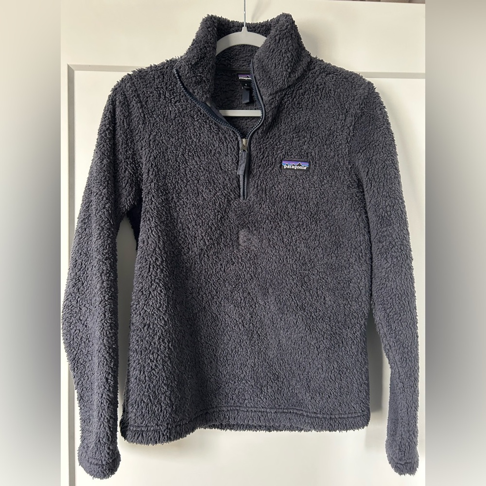 Patagonia Women’s Los Gatos Fleece 1/4 Zip Pullover Smolder Blue Size S